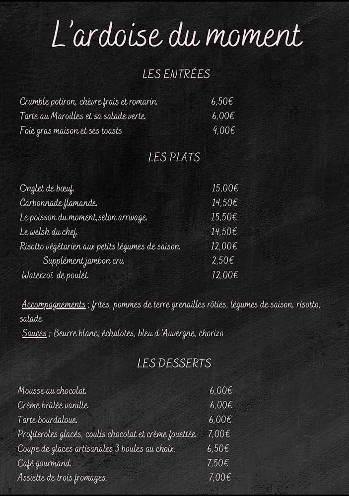 Au Rest'Authentique - Menu Image 1